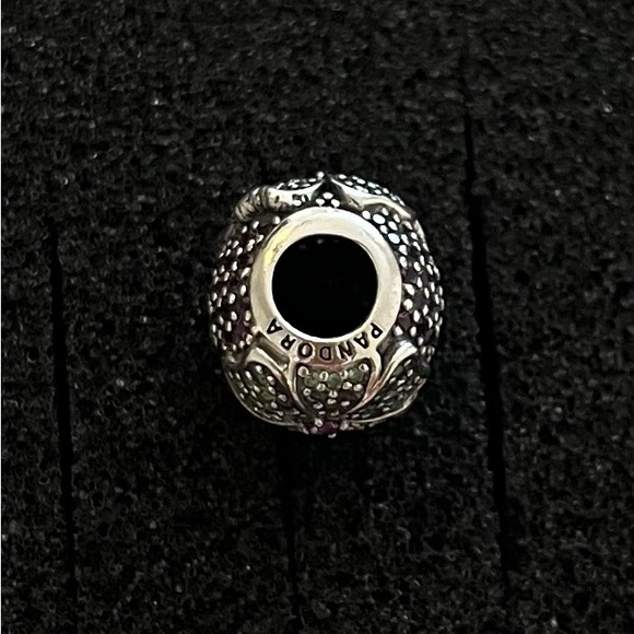Pandora Glorious Bloom Charm with Purple, Green and Blue Crystal - Picture 4 of 6